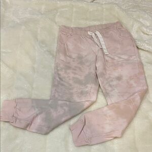 Kids Pink Tie-Dye Joggers